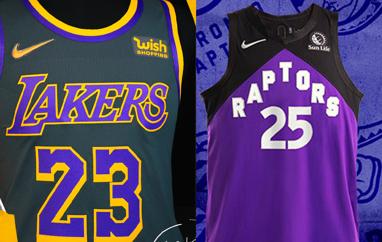 nba earned jerseys lakers