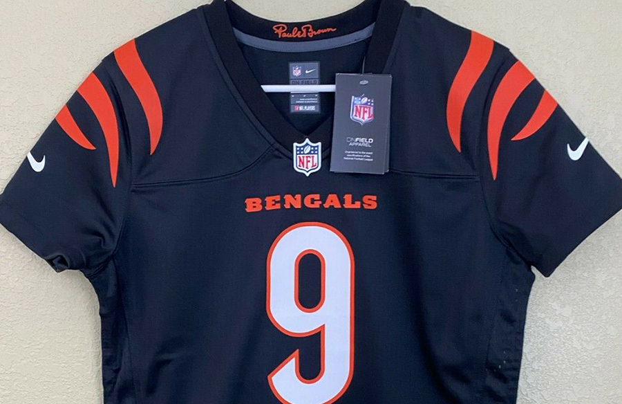 Cincinnati Bengals #97 GENO ATKINS Jersey L NWT Nike Black