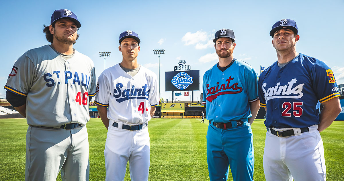 New St. Paul Saints Uniforms Pay Tribute to Twins Affiliation