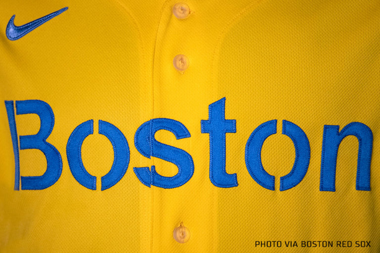 Red Sox Wear Yellow, Nike Launches New MLB City Connect Uniform Series
