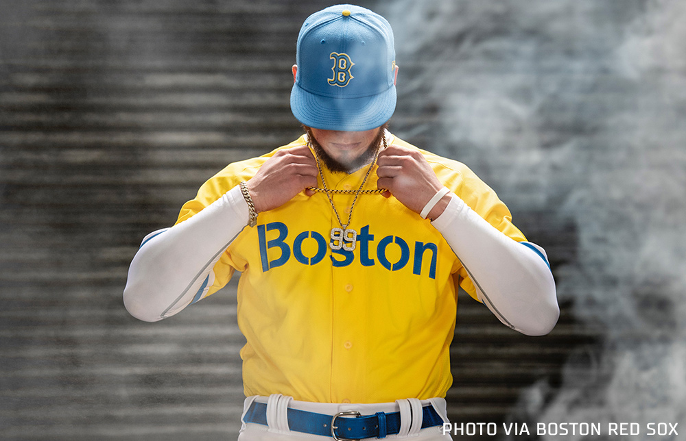 Red Sox Wear Yellow, Nike Launches New MLB City Connect Uniform Series