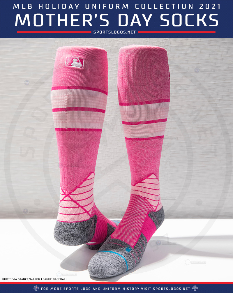Think Pink! Baseball Players Wearing Pink Caps, Socks for Mother’s Day