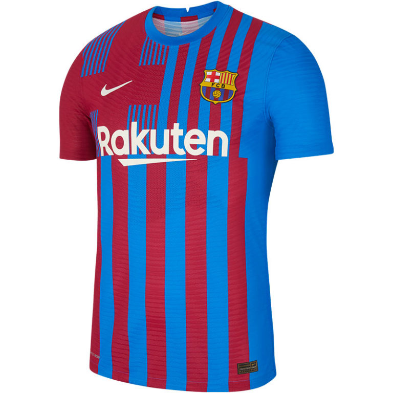 FC Barcelona’s Crest Inspires Striping Pattern for 202122 Home Kit