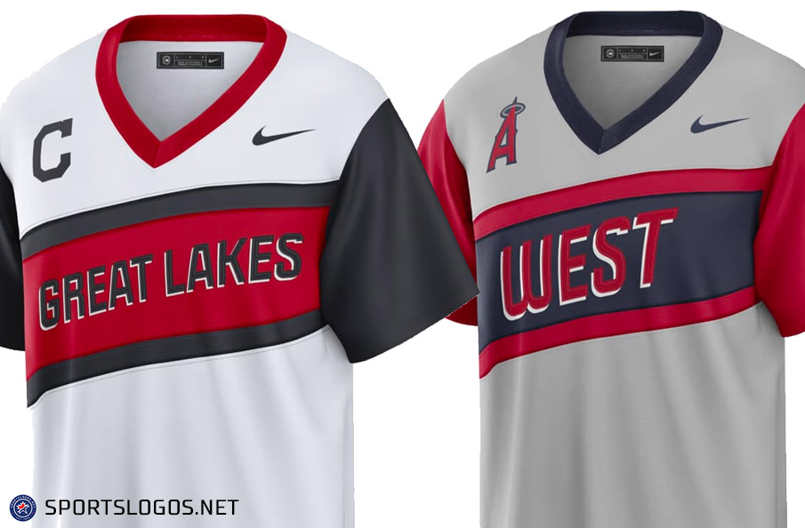 Cleveland, Angels Reveal 2021 Little League Classic Uniforms: Great Lakes vs West