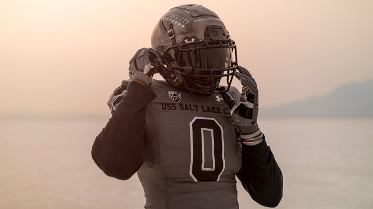 Utah Utes Unveil U.S.S. Salt Lake City-Inspired Alternate Uniforms ...