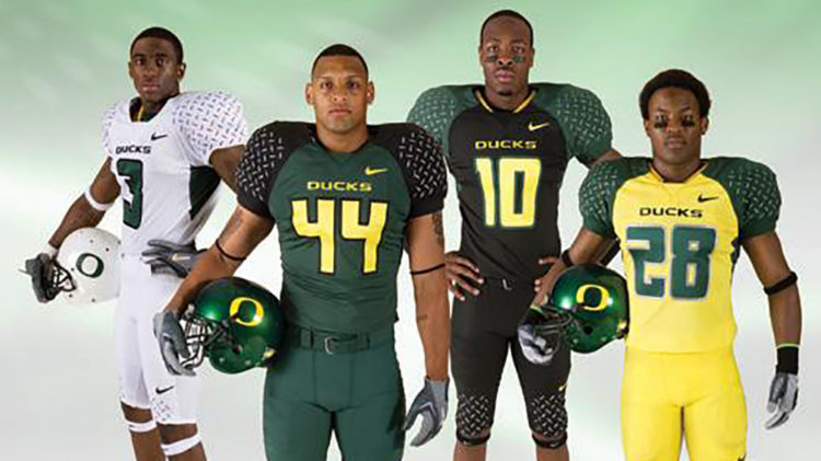 Oregon Ducks Unveil New Nike Football Uniforms SportsLogos Net News   TTOAAHTNTSEANTR.20060621171152 750x421 