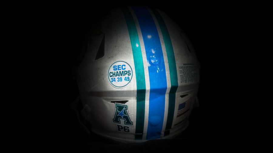 Tulane Adds SEC Champs Decal To Helmets Ahead Of Saturday's Game At Ole Miss