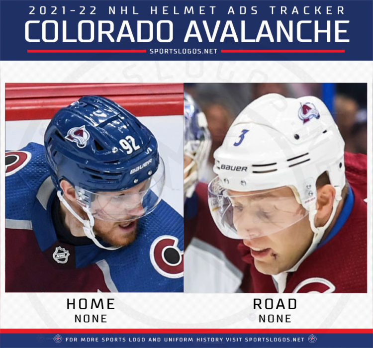 202122 NHL Helmet Ad Tracker News