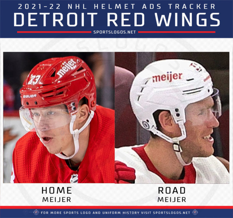 202122 NHL Helmet Ad Tracker News