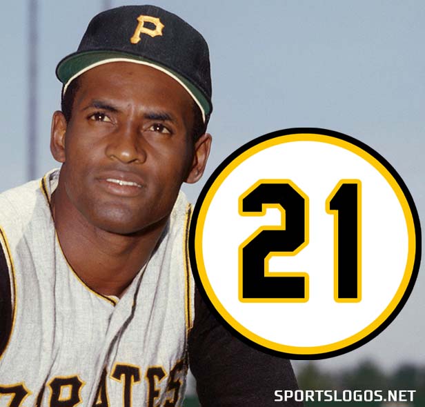 Baseball Celebrates Clemente with "21" Patches; Pirates and Award Winners All Wearing #21