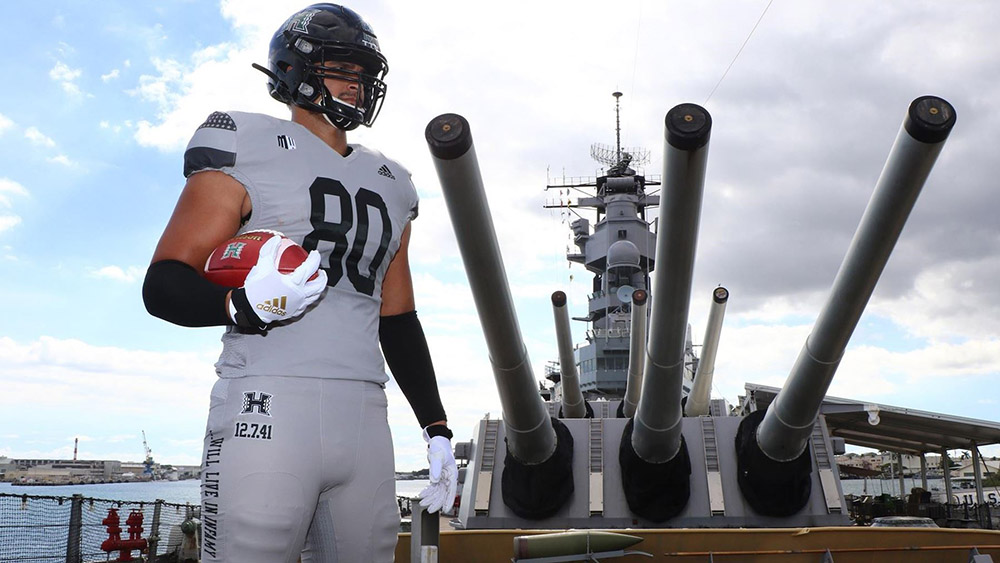 Hawai’i Rainbow Warriors To Wear Pearl HarborThemed Uniforms