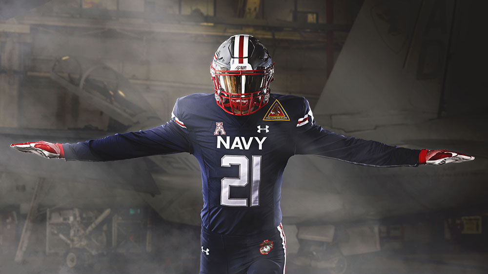 Navy Midshipmen Unveil “Fly Navy” Alternate Uniforms For Army Game