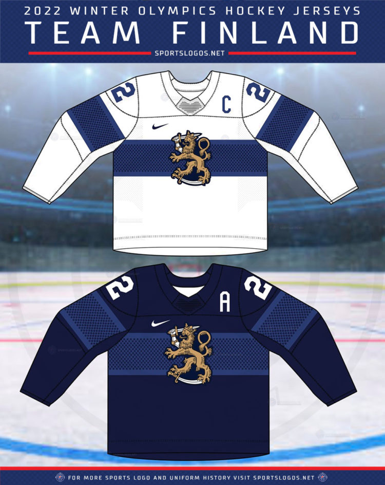 Team Finland Unveils 2022 Olympic Hockey Jerseys News