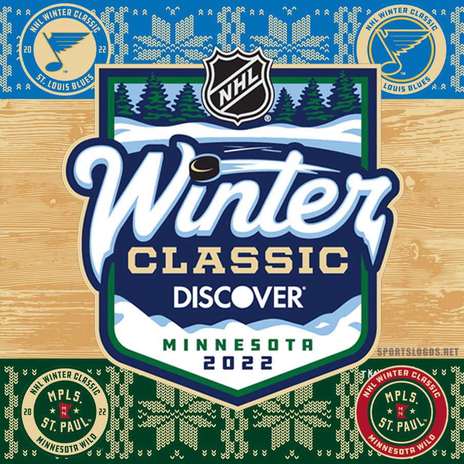 2022 Winter Classic Uniforms, Logos, and More for Blues and Wild