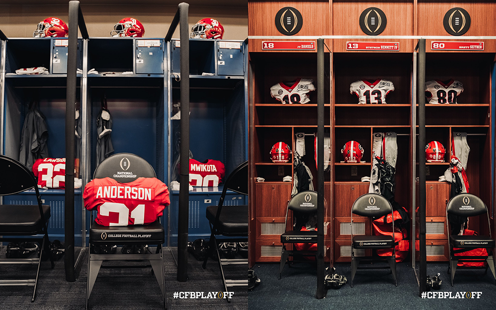 Taking A Look At The College Football Playoff National Championship’s Uniform History Taking A Look At The College Football Playoff National Championship’s Uniform History