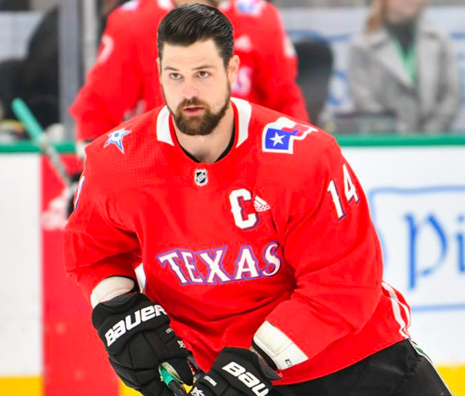 Dallas Stars Wear Texas Rangers Jerseys Before Game Tonight ...