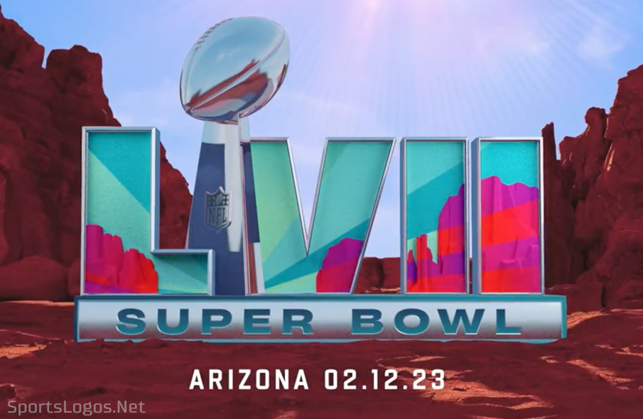 First Look at the Super Bowl LVII Logo, Held in Arizona in 2023