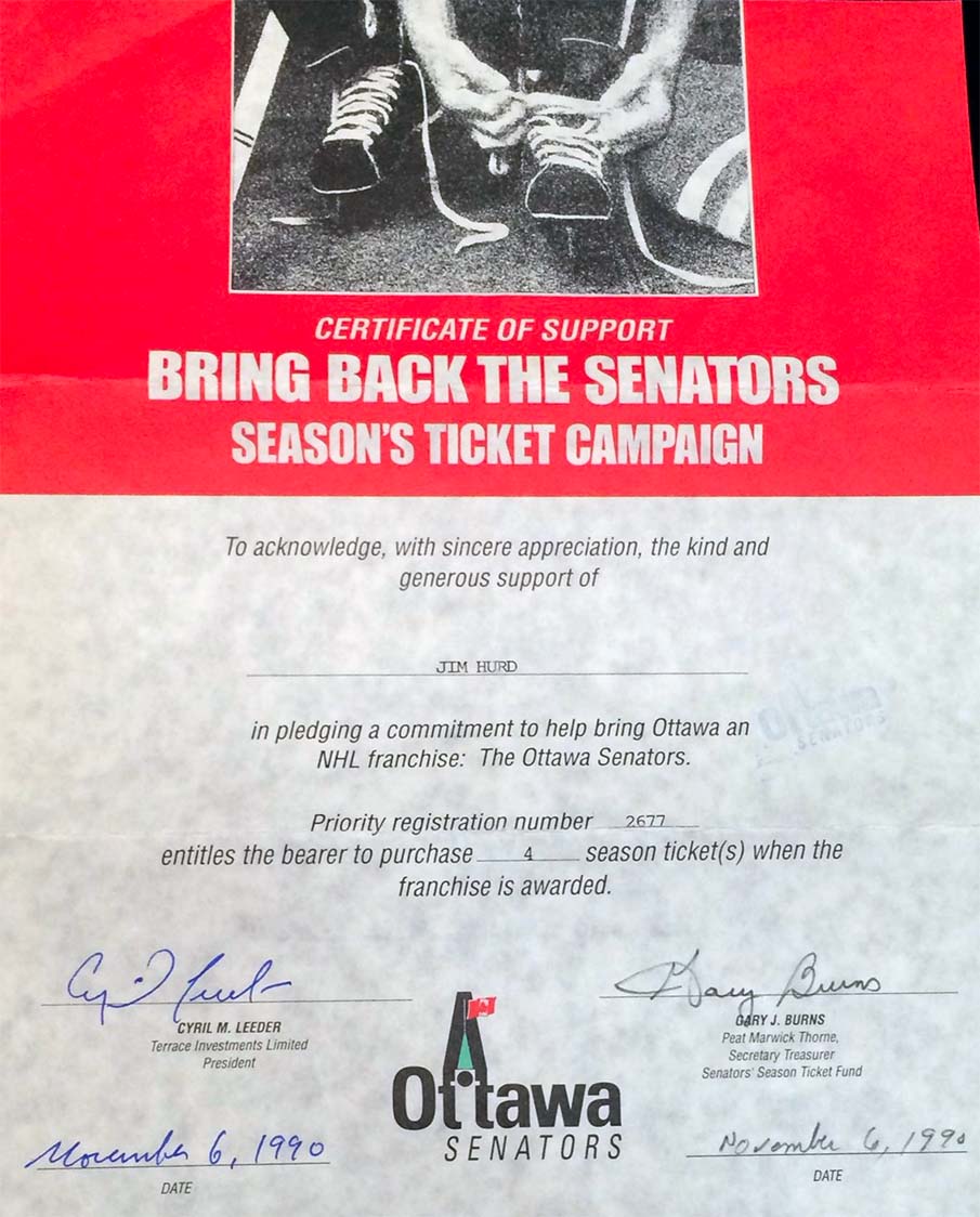 Senators Update Original Logo for New Line of Shirts – SportsLogos.Net News