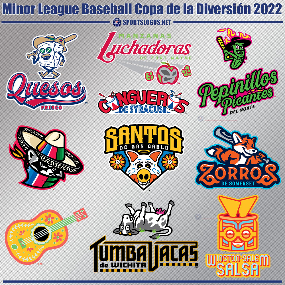 Minor League Baseball Launches Ten New Team Names, Logos for Copa 2022