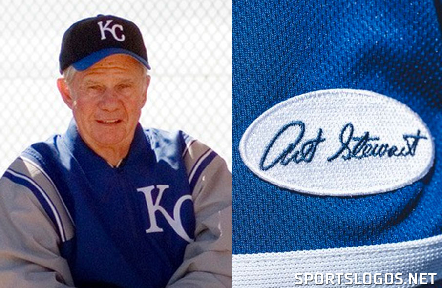 Kansas City Royals Add Jersey Patch Remembering Art Stewart