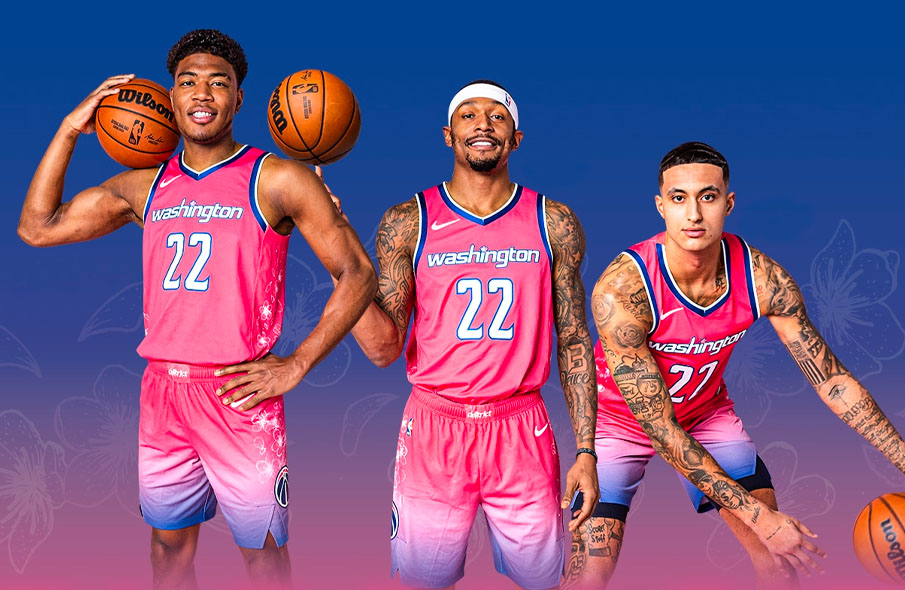 Wizards Join Nats With New Pink Cherry Blossom Uniforms – SportsLogos ...