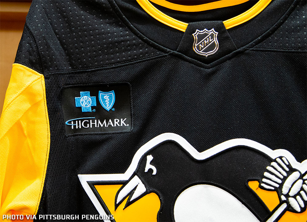 Pittsburgh Penguins to Wear Highmark Ad on Jersey in 2022-23