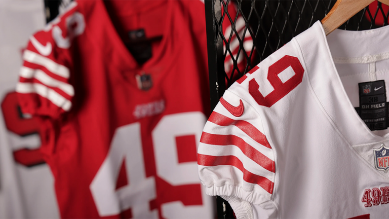 San Francisco 49ers Unveil Classic Update To Home, Road Jerseys, Helmet ...