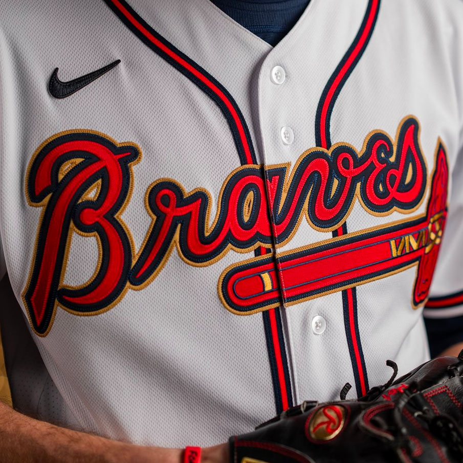 World Champion Braves Unveil Gold Caps, Jerseys for Opening Day 2022 ...