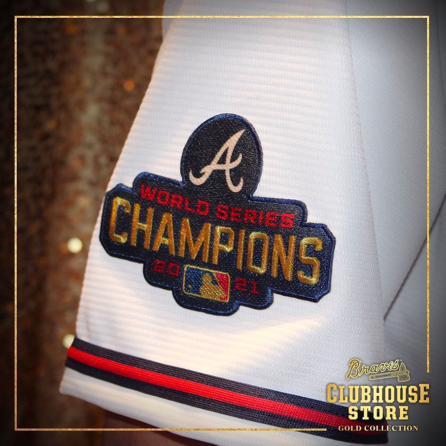 World Champion Braves Unveil Gold Caps, Jerseys for Opening Day 2022