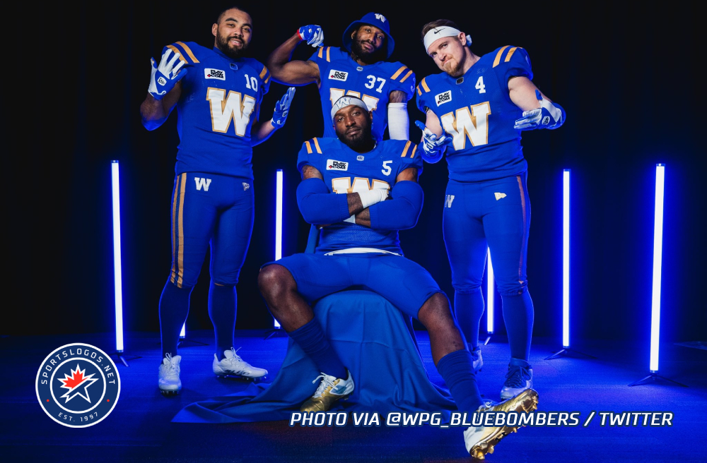 Putting The ‘Blue’ In ‘Blue Bombers’: Winnipeg CFL Team Unveils New ...