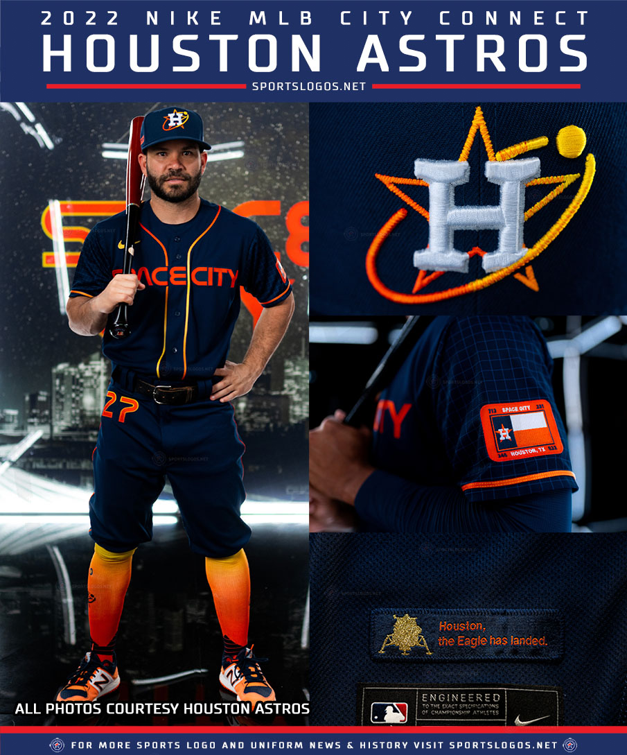 Los Astros de Houston despegan con el nuevo uniforme Space City Connect