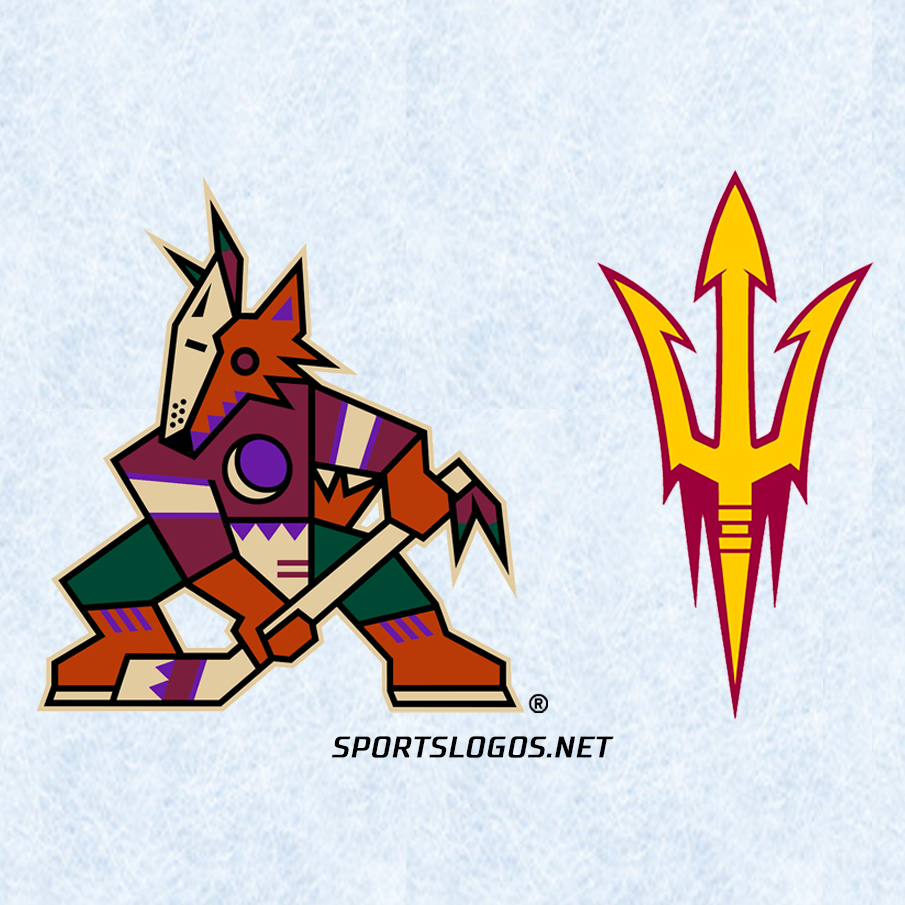 Coyotes Will Share Centre Ice Logo with Sun Devils in 2022-23