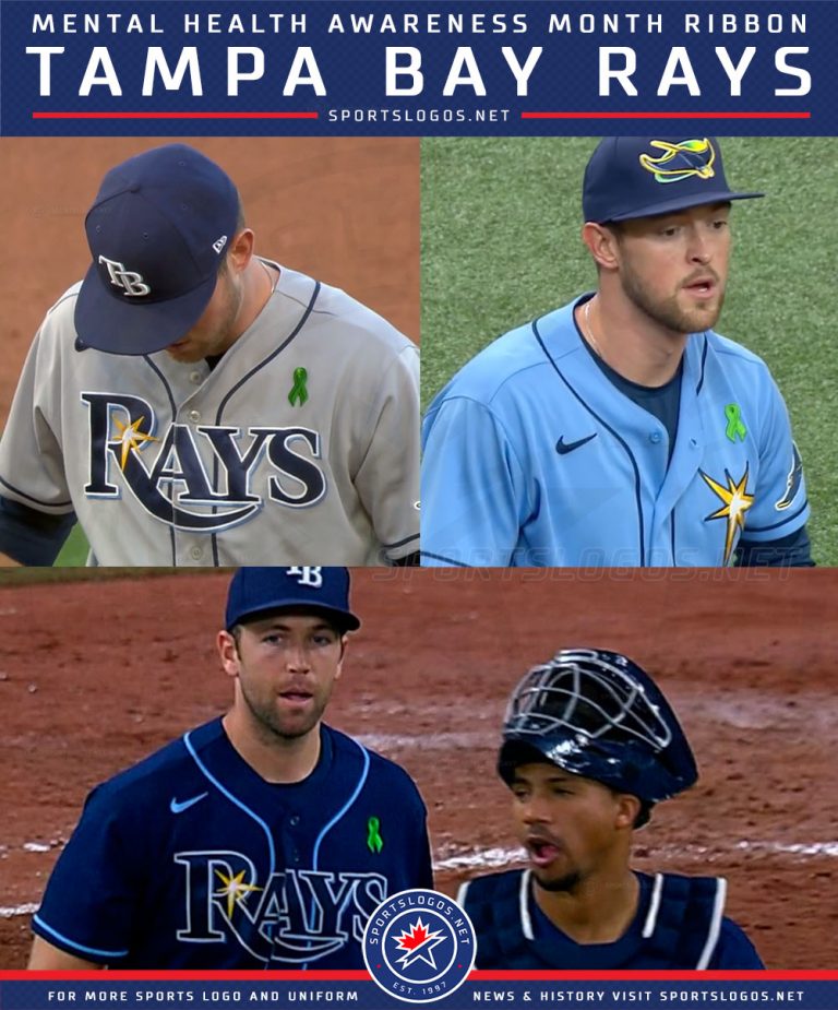 Tampa Bay Rays Wearing Green Ribbon for All Games in May 2022