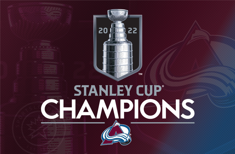 Colorado Avalanche 2022 Stanley Cup Champions Logos and Merchandise