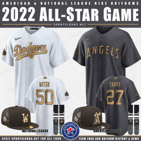 MLB Unveils Gold and Grey 2022 All-Star Game Uniforms – SportsLogos.Net ...