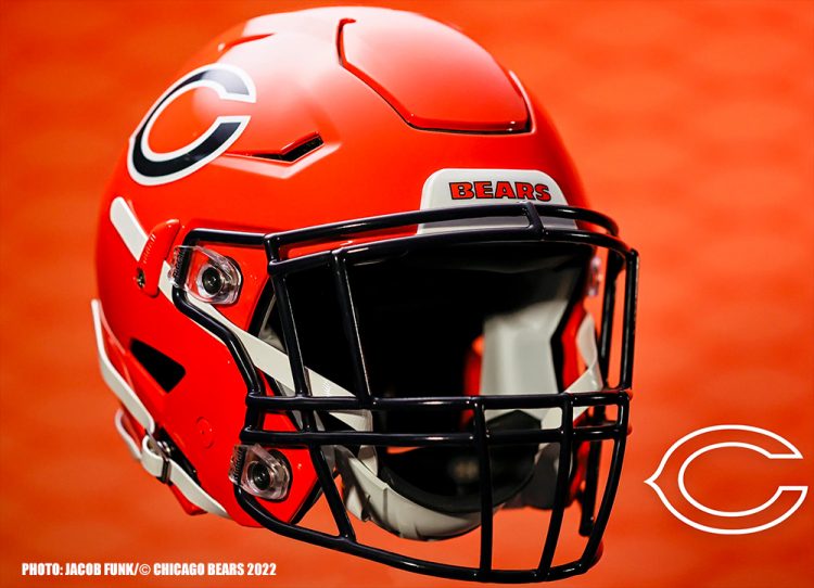Chicago Bears Introduce New Orange Helmet, Will Wear Twice in 2022 ...