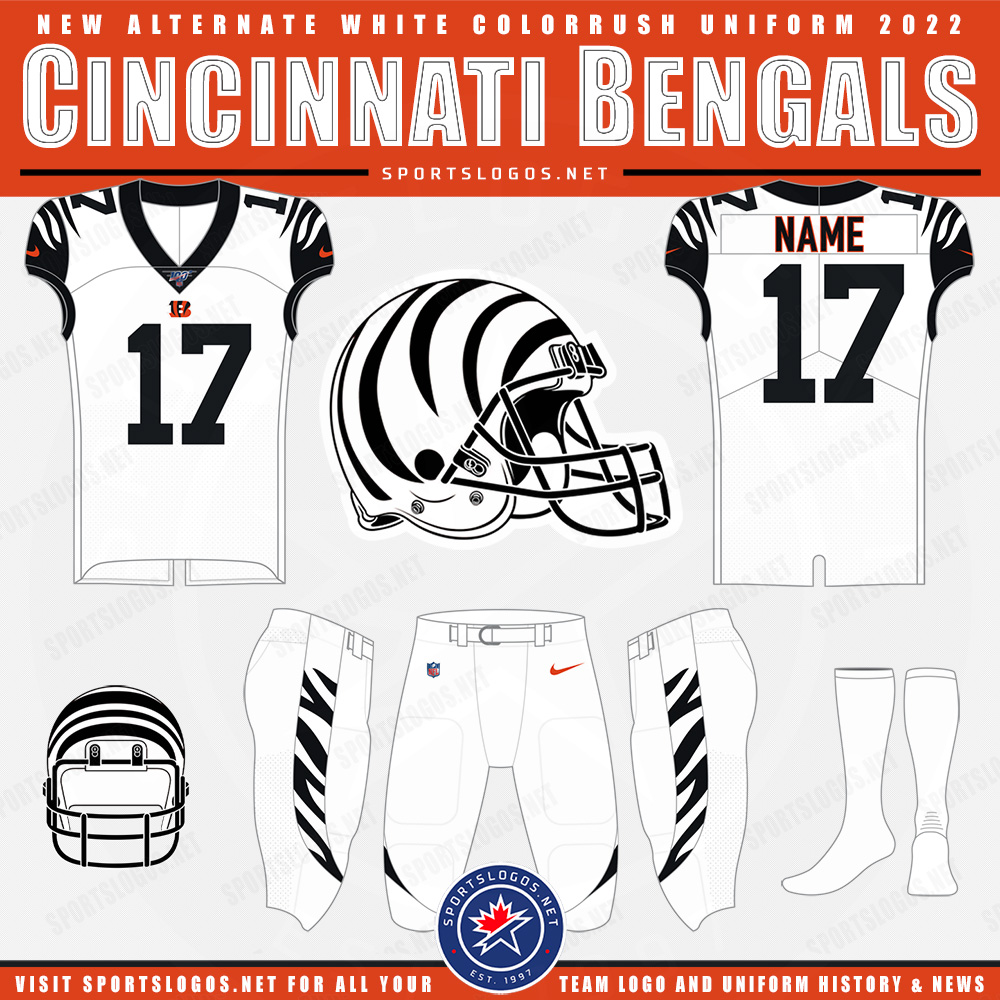 Cincinnati Bengals Unveil New Alternate White Helmet, ColorRush Jersey