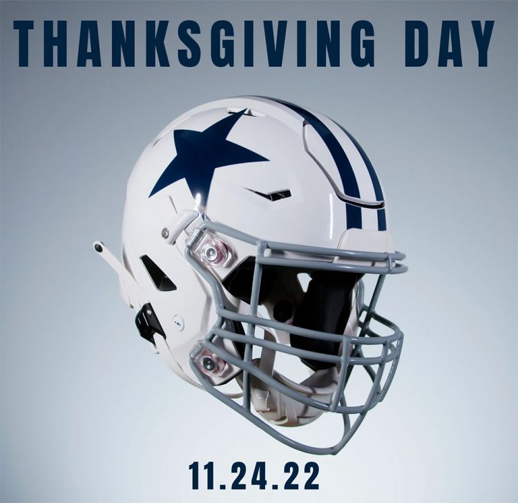 Dallas Cowboys Introduce White Throwback Helmet for Thanksgiving Game