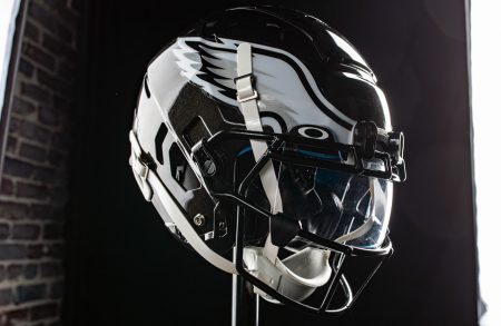 Eagles Unveil Black Helmet for 2022, to be Replaced with Kelly Green in ...