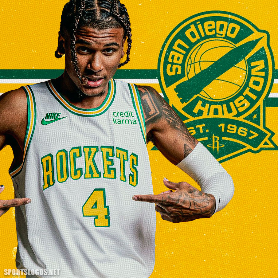 Houston Rockets Go Green with San Diego Throwback Uniforms in 2022-23