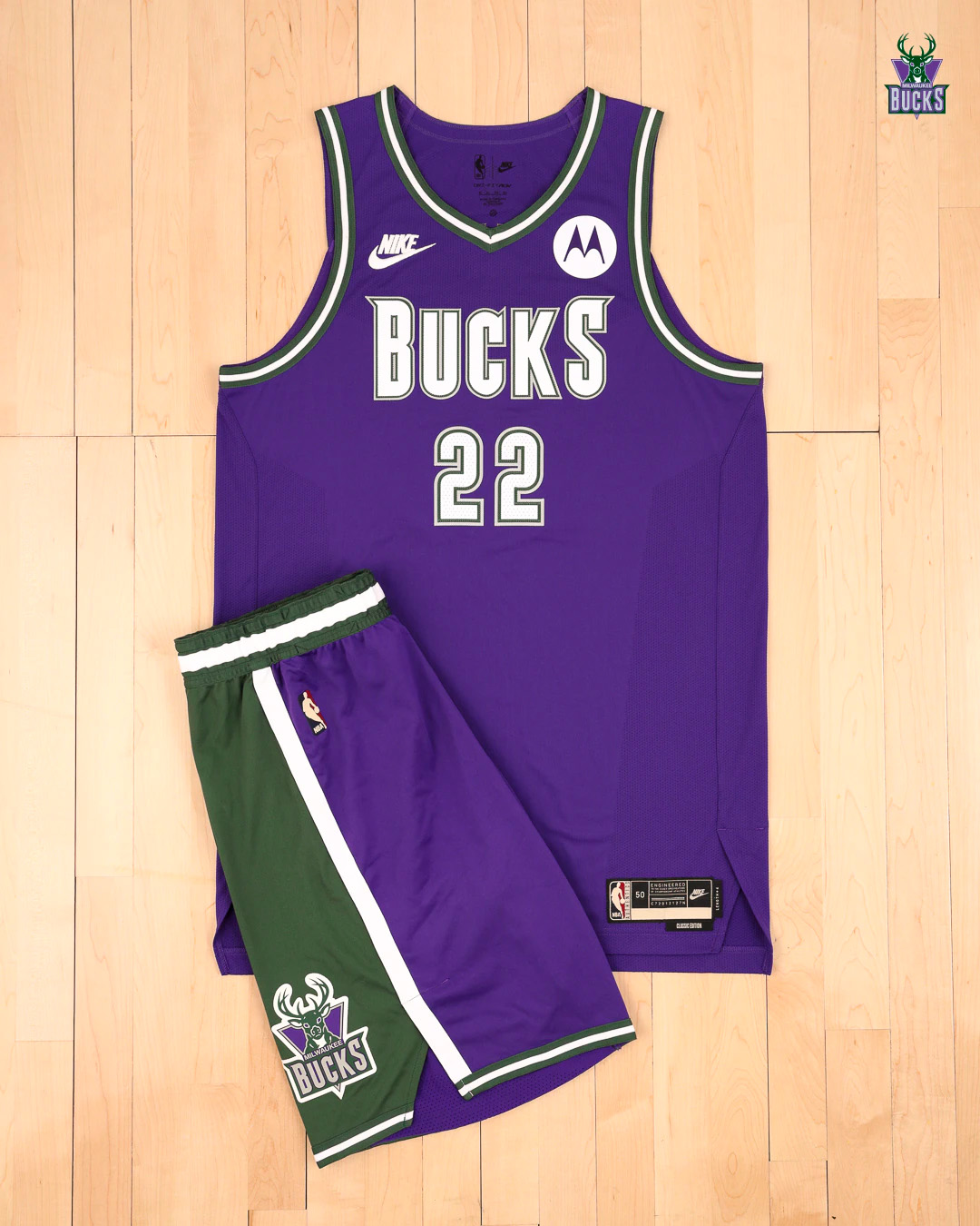milwaukee bucks home uniform