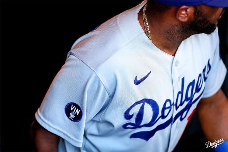 Los Angeles Dodgers Remember Vin Scully with Jersey Patch – SportsLogos ...