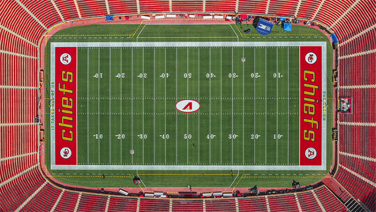 Kansas City Chiefs Using Original Arrowhead Stadium Field Design 