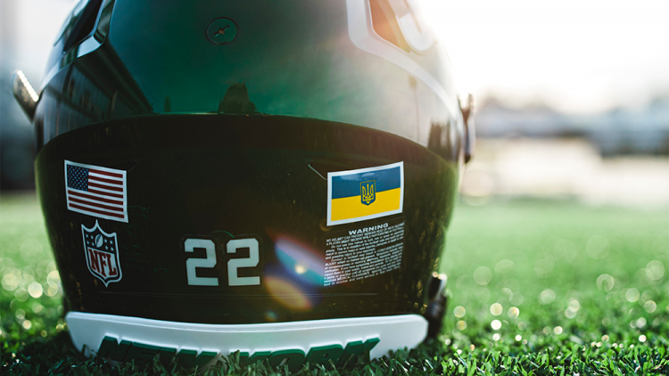 New York Jets To Wear Ukrainian Flag Helmet Decals In Week 3