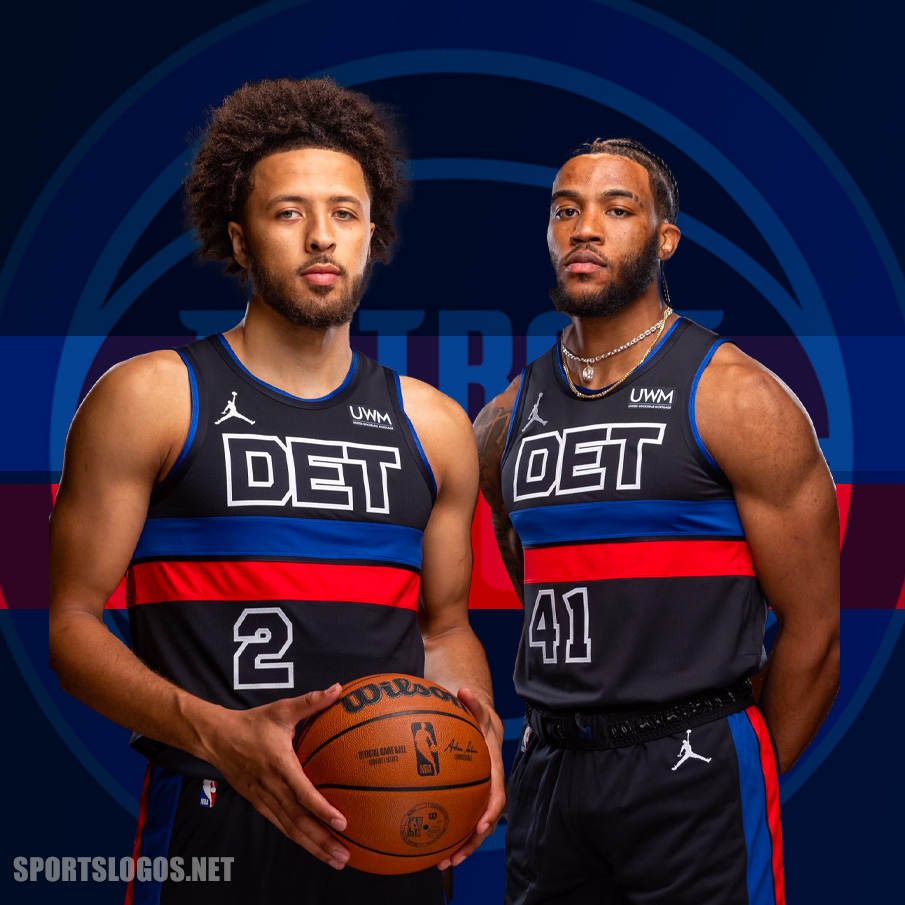 Detroit Pistons Unveil New "DET" Statement Edition Uniform for 2023