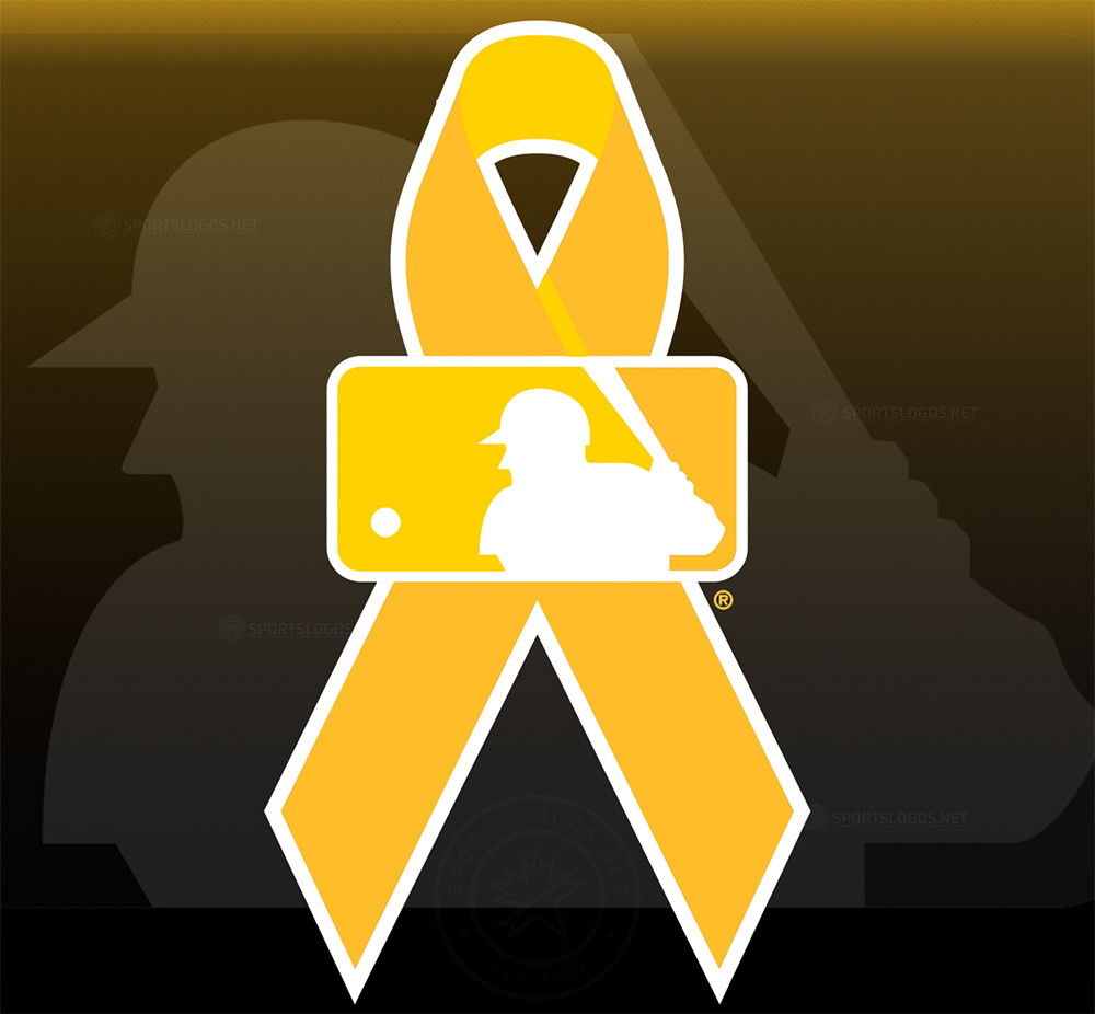 Baseball Players Wearing Yellow Ribbons on Jerseys Today SportsLogos