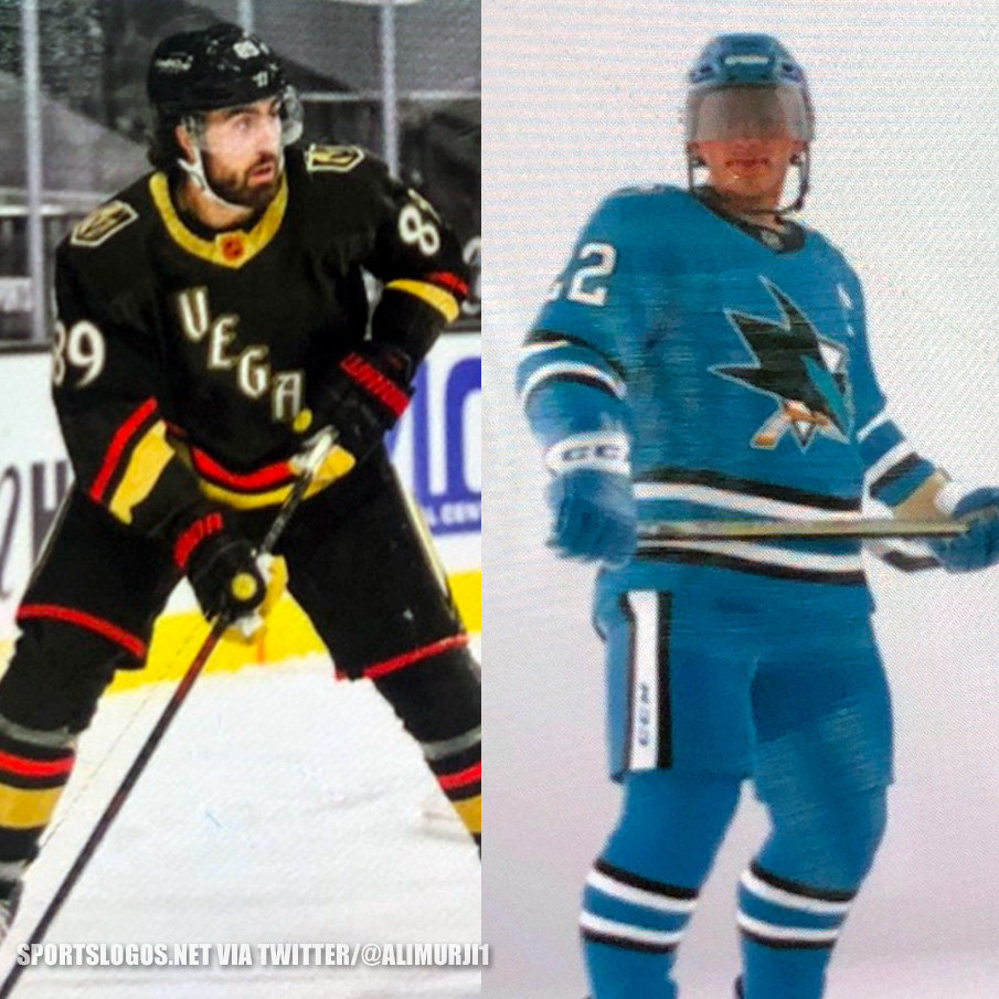 NHL: Possible New Sharks, Golden Knights Uniforms Leaked