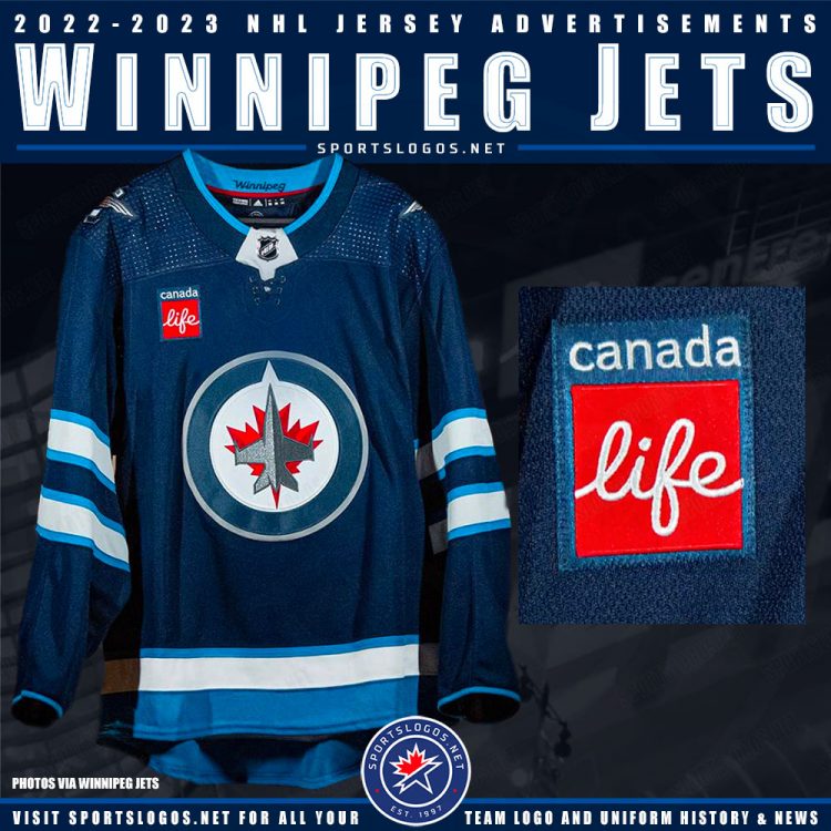 Winnipeg Jets to Wear Canada Life Patch on Jerseys, MultiYear Deal