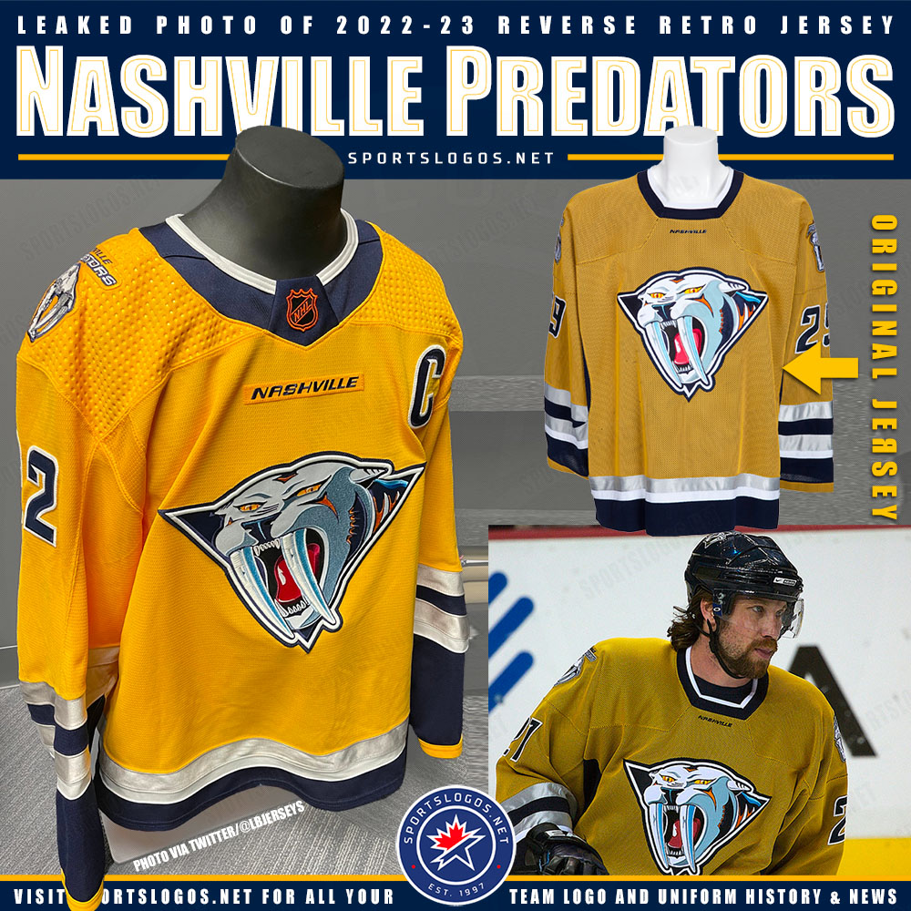 Predators, Blue Jackets New Reverse Retro Jerseys Leak SportsLogos