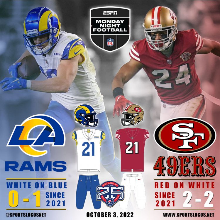 49ers Wearing 1994 Throwback Uniforms Against Rams On Monday Night ...